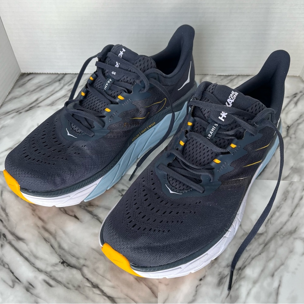 Hoka One One Arahi 5 Wide Road Running Shoes Men's Size 9.5 Wide